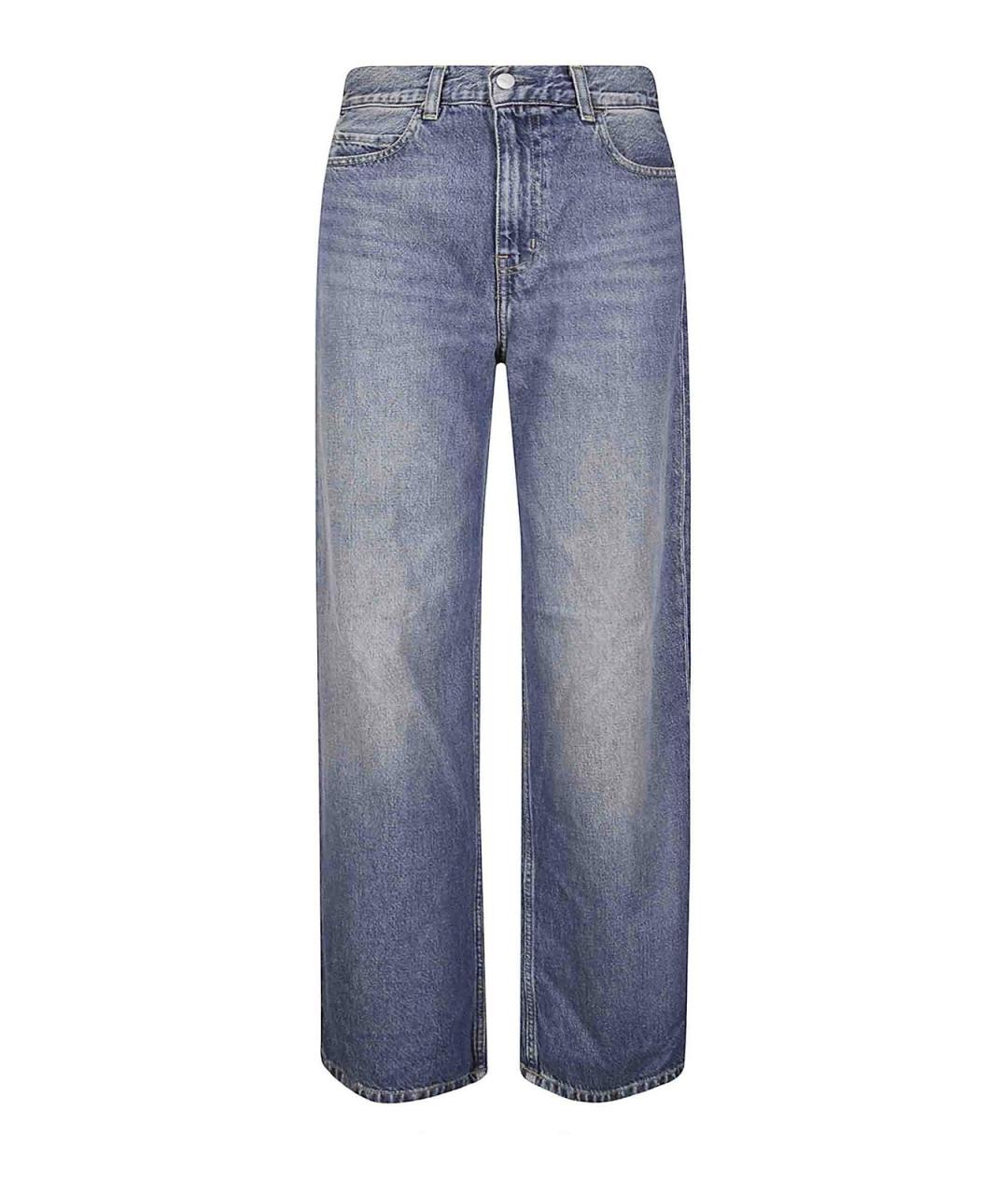 CARHARTT Синие хлопковые прямые джинсы, фото 1