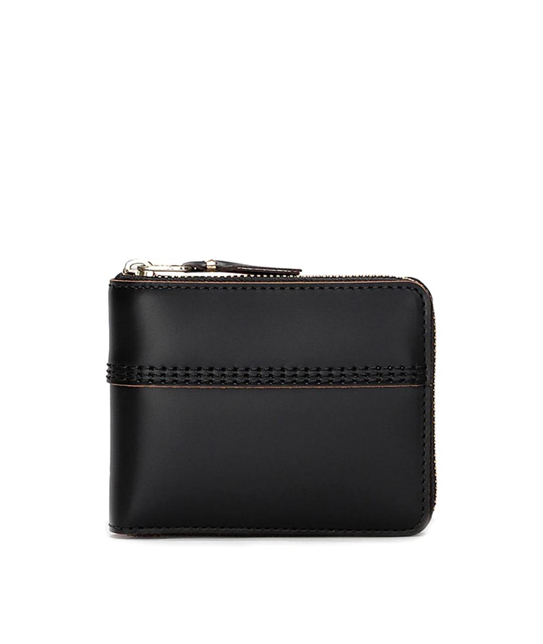 COMME DES GARÇONS WALLET Черный кожаный кошелек, фото 1