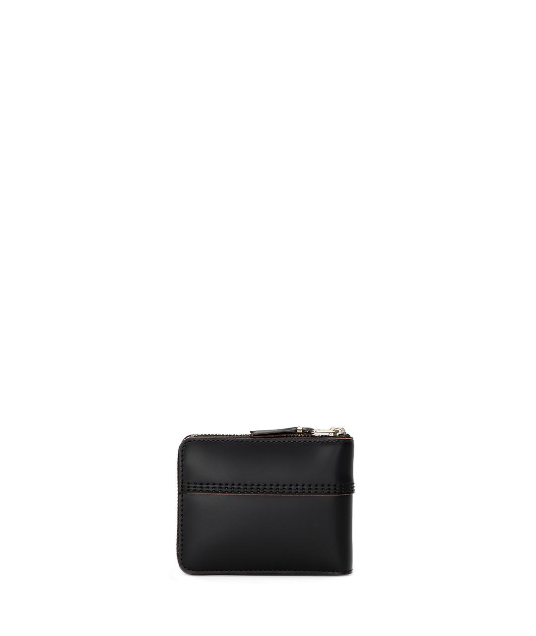 COMME DES GARÇONS WALLET Черный кожаный кошелек, фото 2