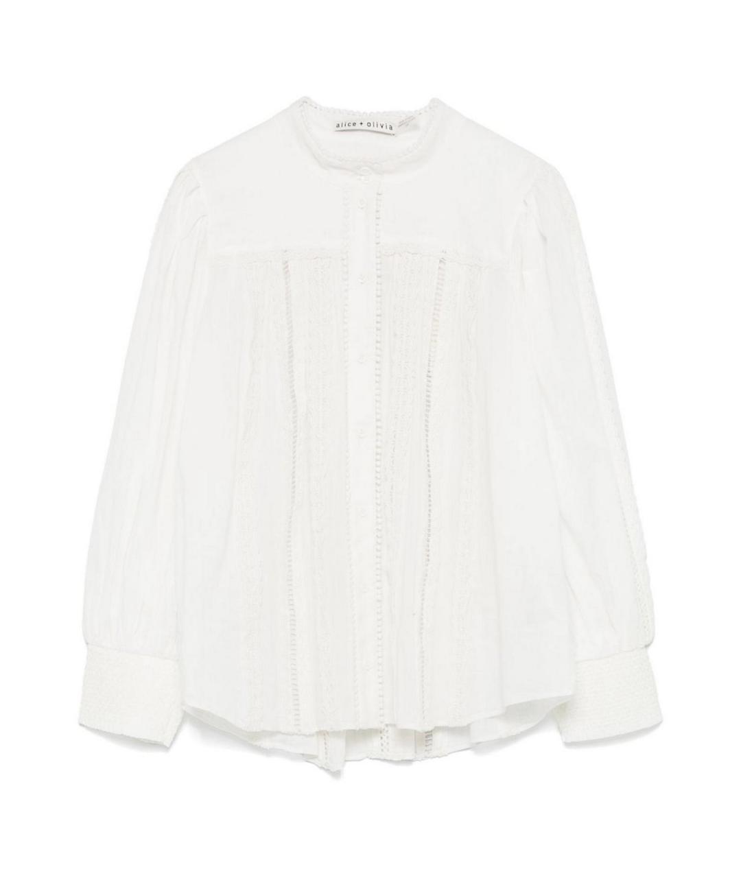 ALICE+OLIVIA Белая полиэстеровая блузы, фото 1