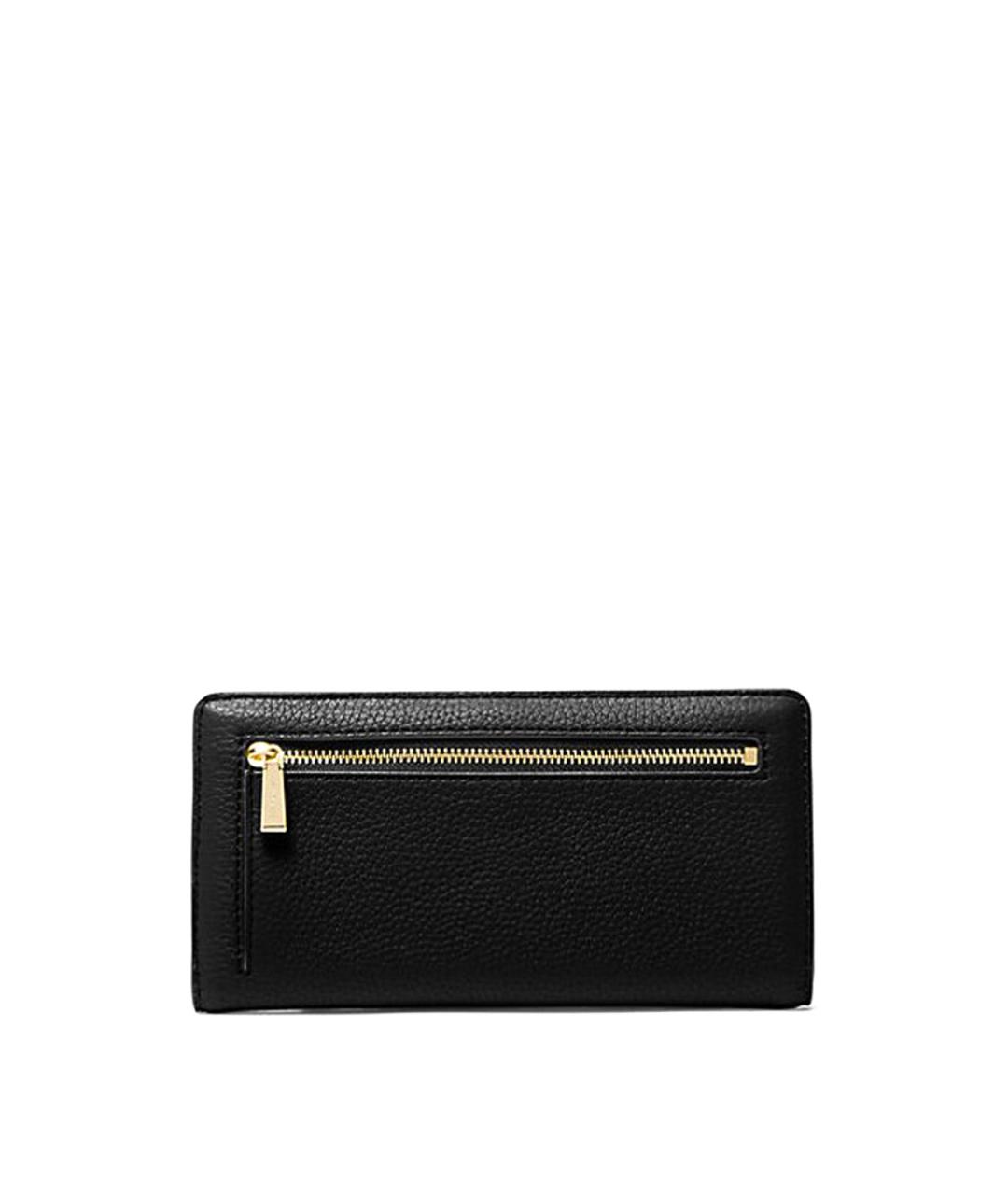 MICHAEL KORS Черный кожаный кошелек, фото 2