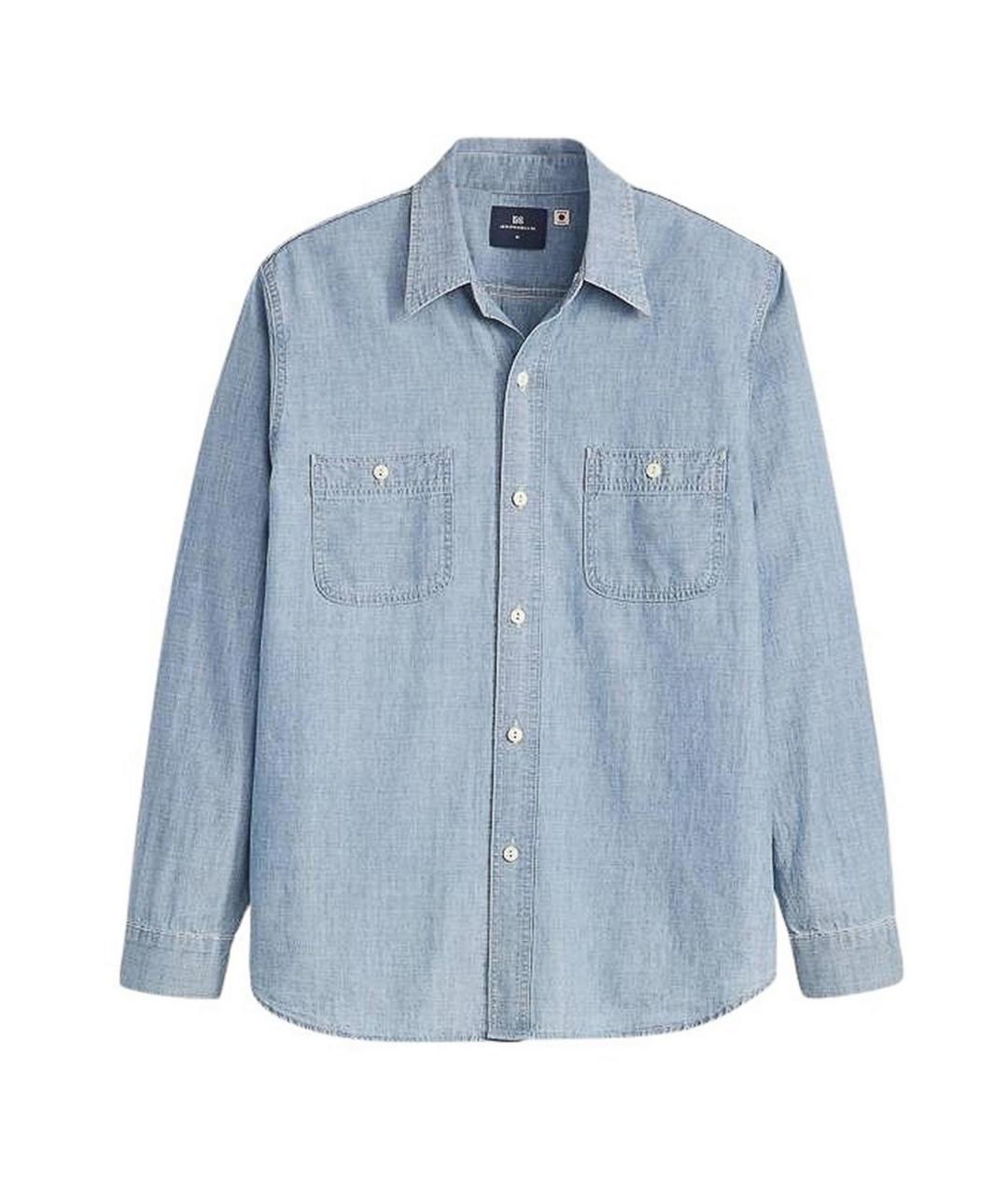 LEVI'S Синяя хлопковая классическая рубашка, фото 1