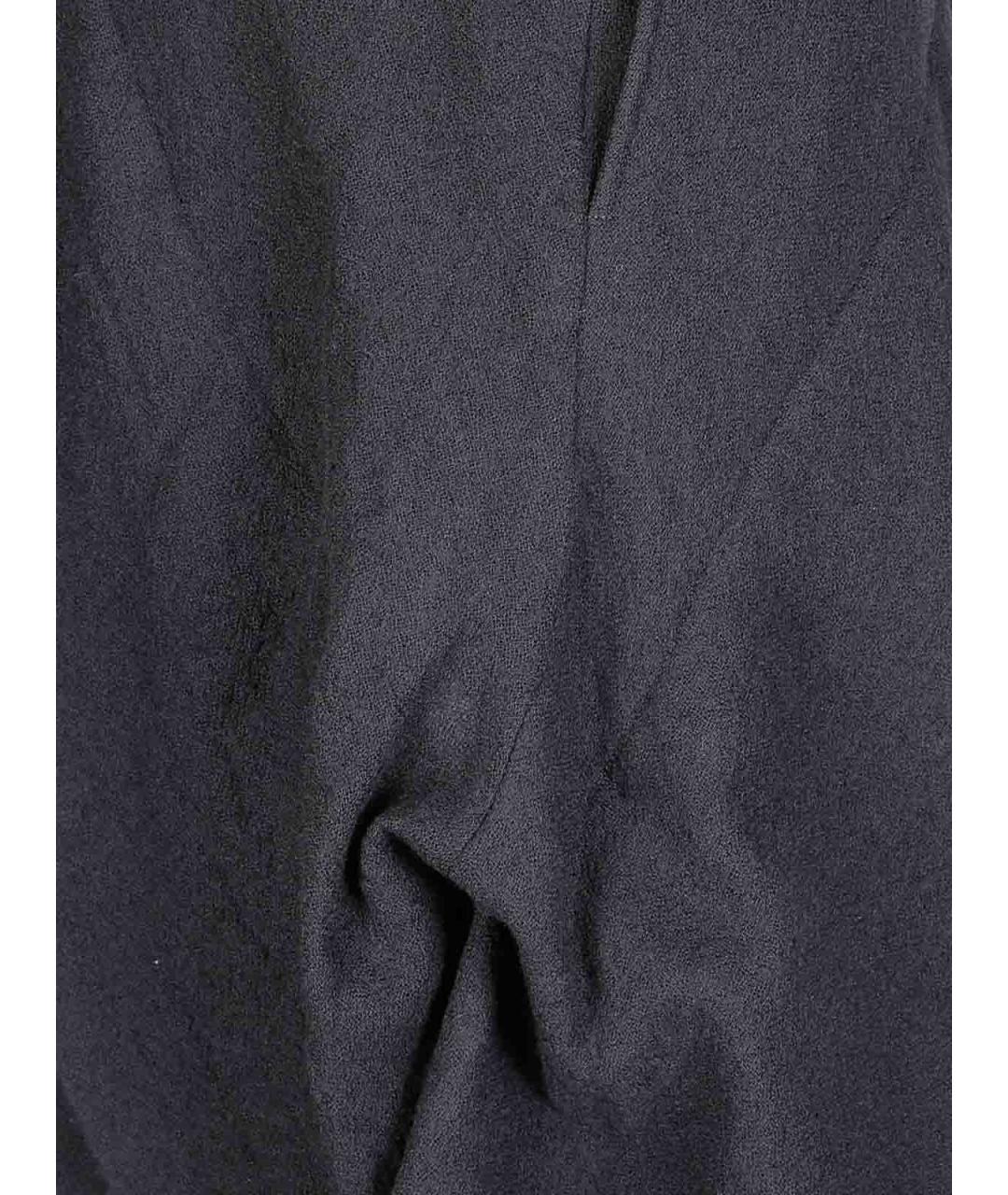 YOHJI YAMAMOTO Черная шерстяная юбка миди, фото 3