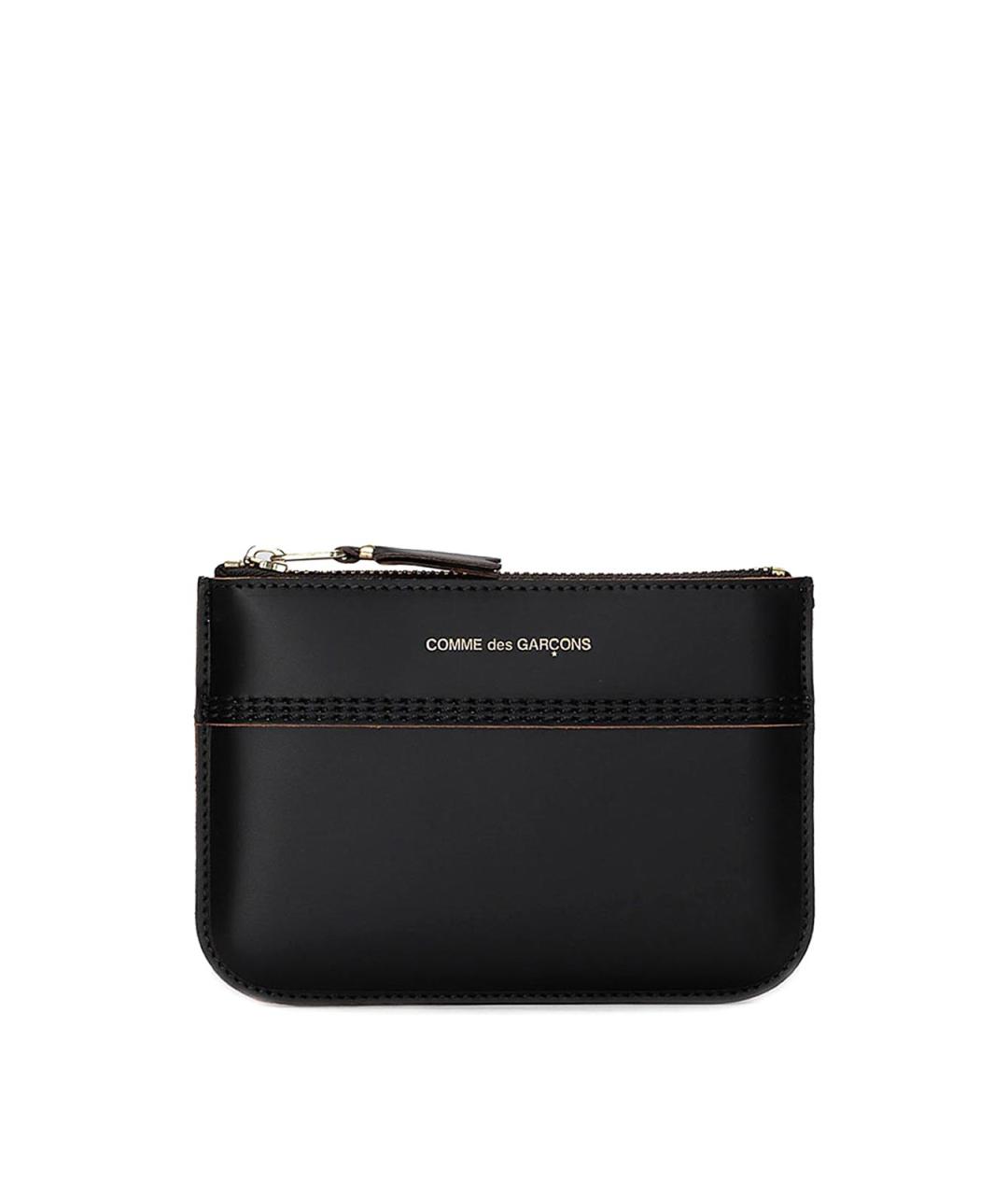 COMME DES GARÇONS WALLET Черный кожаный кошелек, фото 1