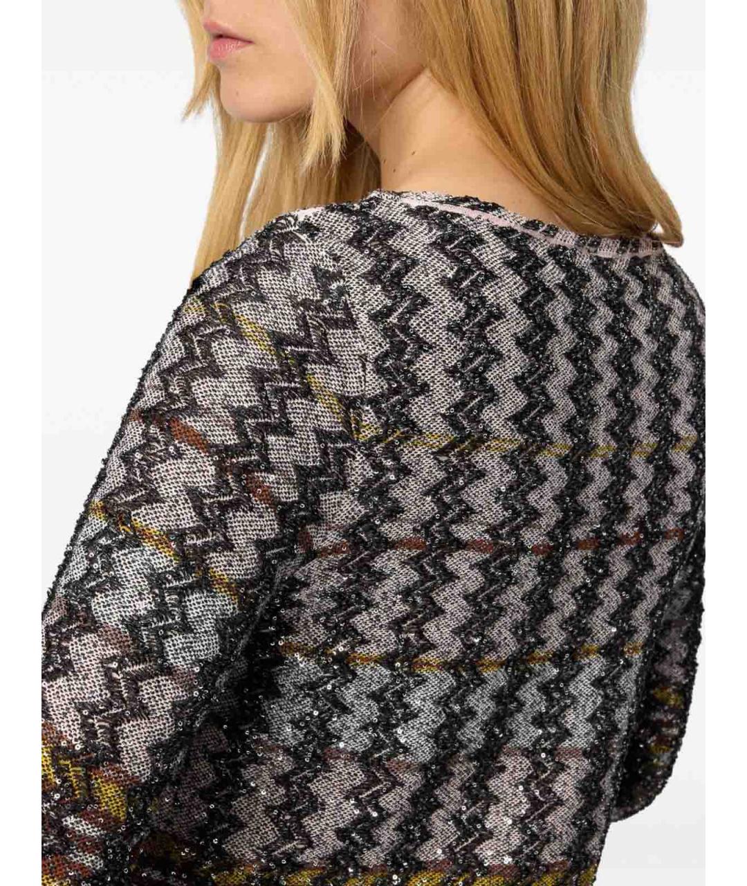 MISSONI Мульти полиамидовое повседневное платье, фото 3