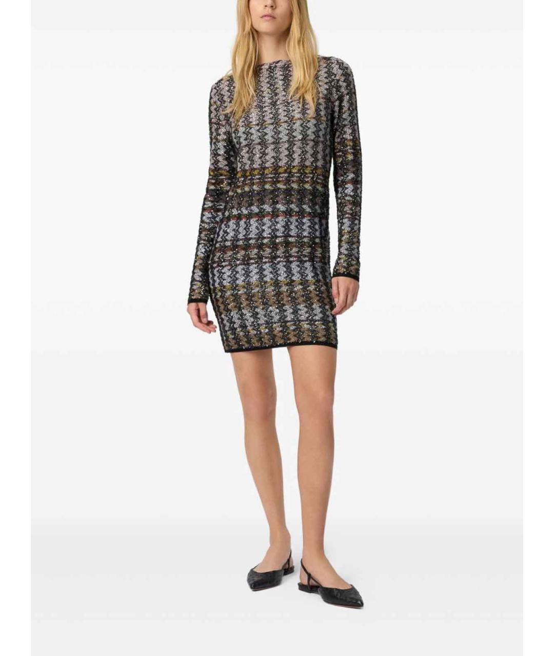 MISSONI Мульти полиамидовое повседневное платье, фото 2