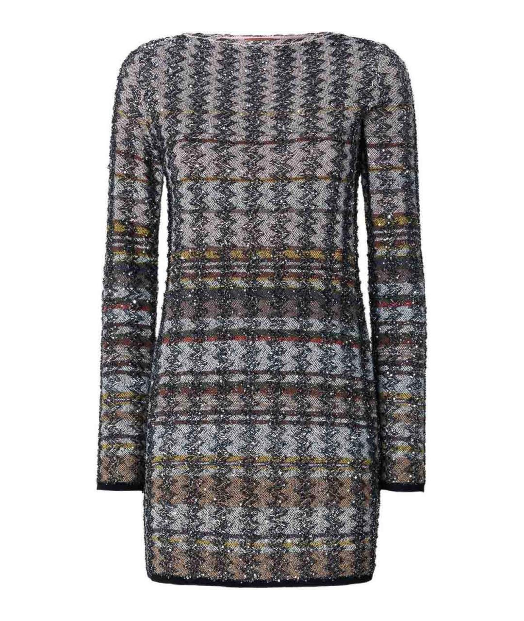 MISSONI Мульти полиамидовое повседневное платье, фото 1