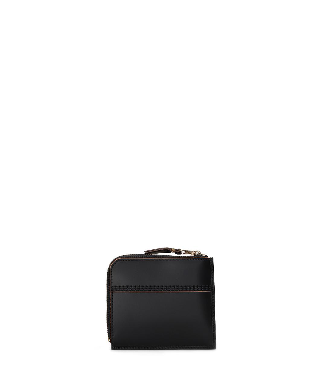 COMME DES GARÇONS WALLET Черный кожаный кошелек, фото 2