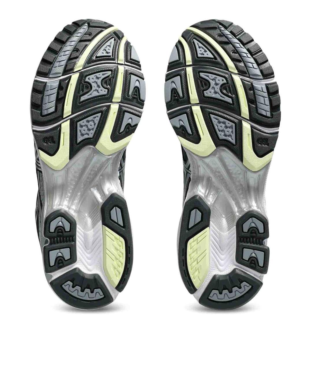 ASICS Серые кожаные низкие кроссовки / кеды, фото 3