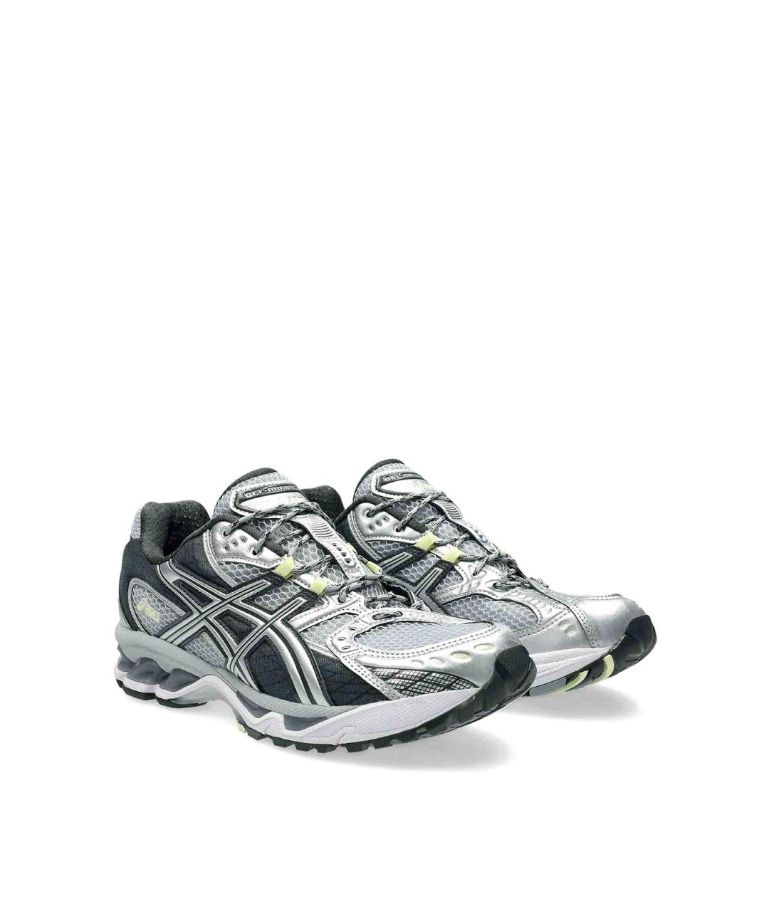 ASICS Серые кожаные низкие кроссовки / кеды, фото 5