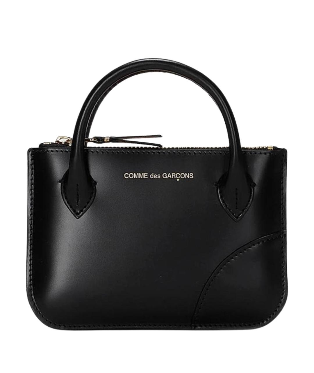 COMME DES GARÇONS WALLET Черный кожаный кошелек, фото 3