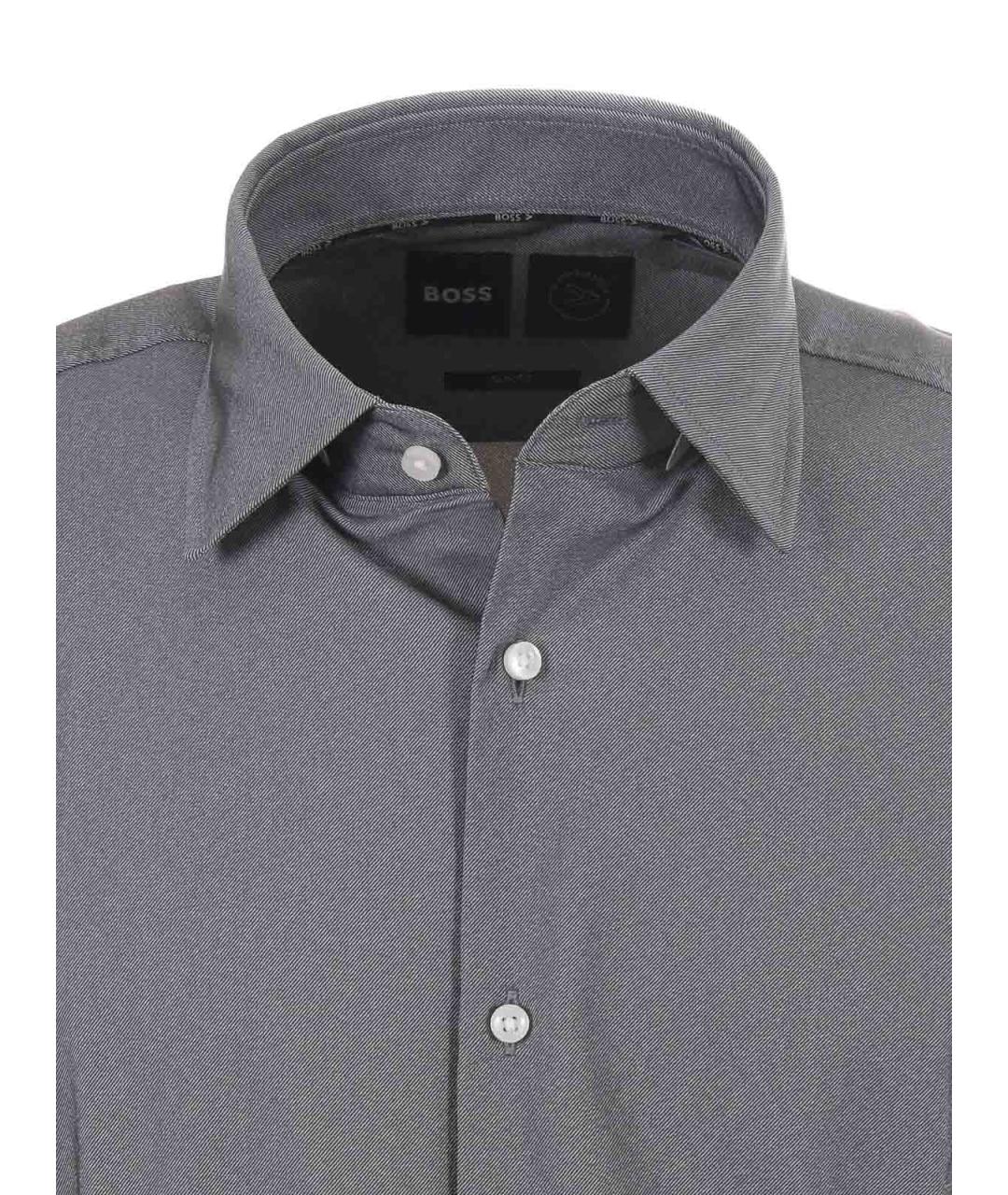 HUGO BOSS Серая кэжуал рубашка, фото 4