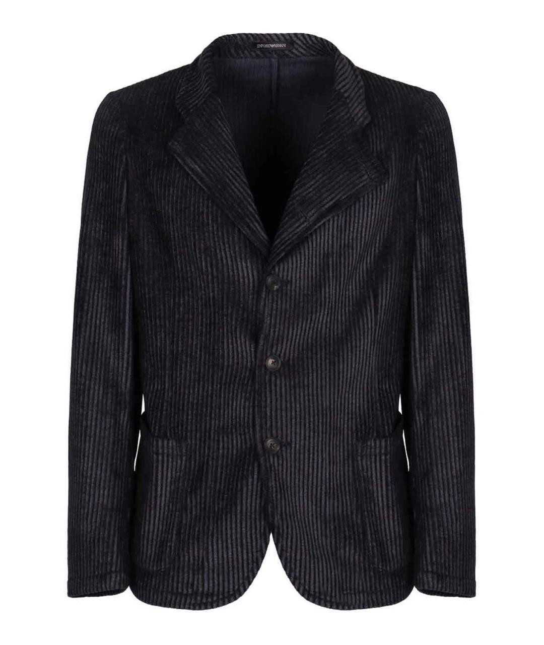 EMPORIO ARMANI Синий полиэстеровый пиджак, фото 1