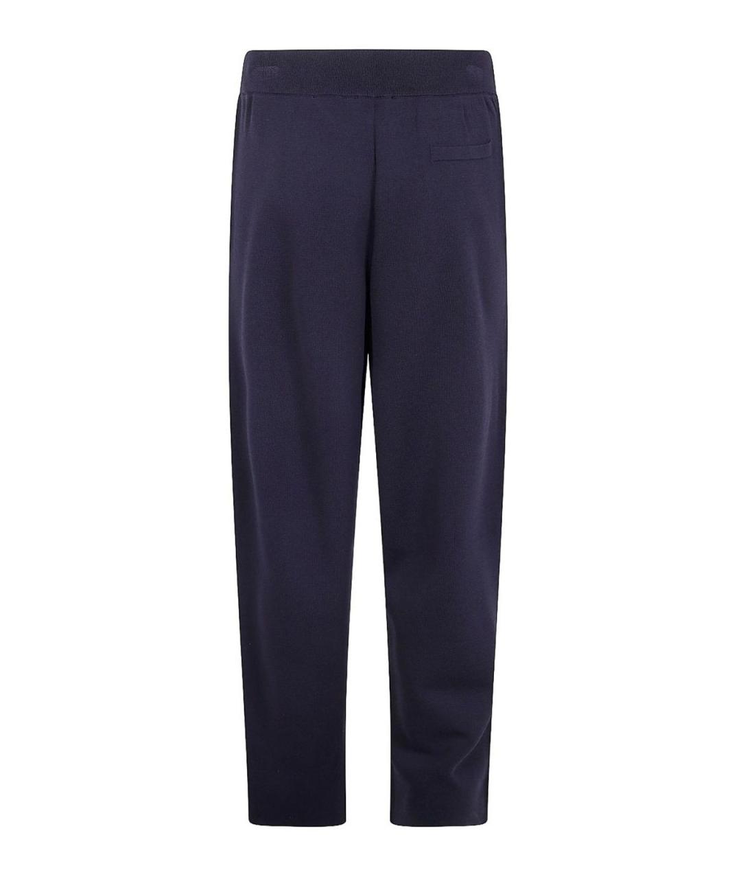 EMPORIO ARMANI Синие повседневные брюки, фото 2