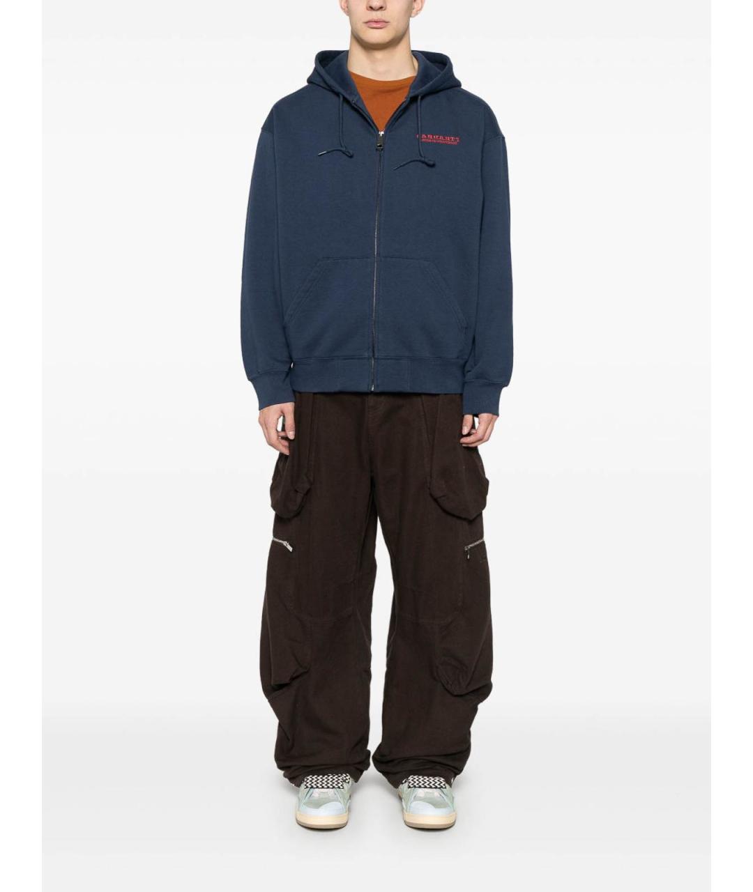 CARHARTT Синий полиэстеровый джемпер / свитер, фото 3