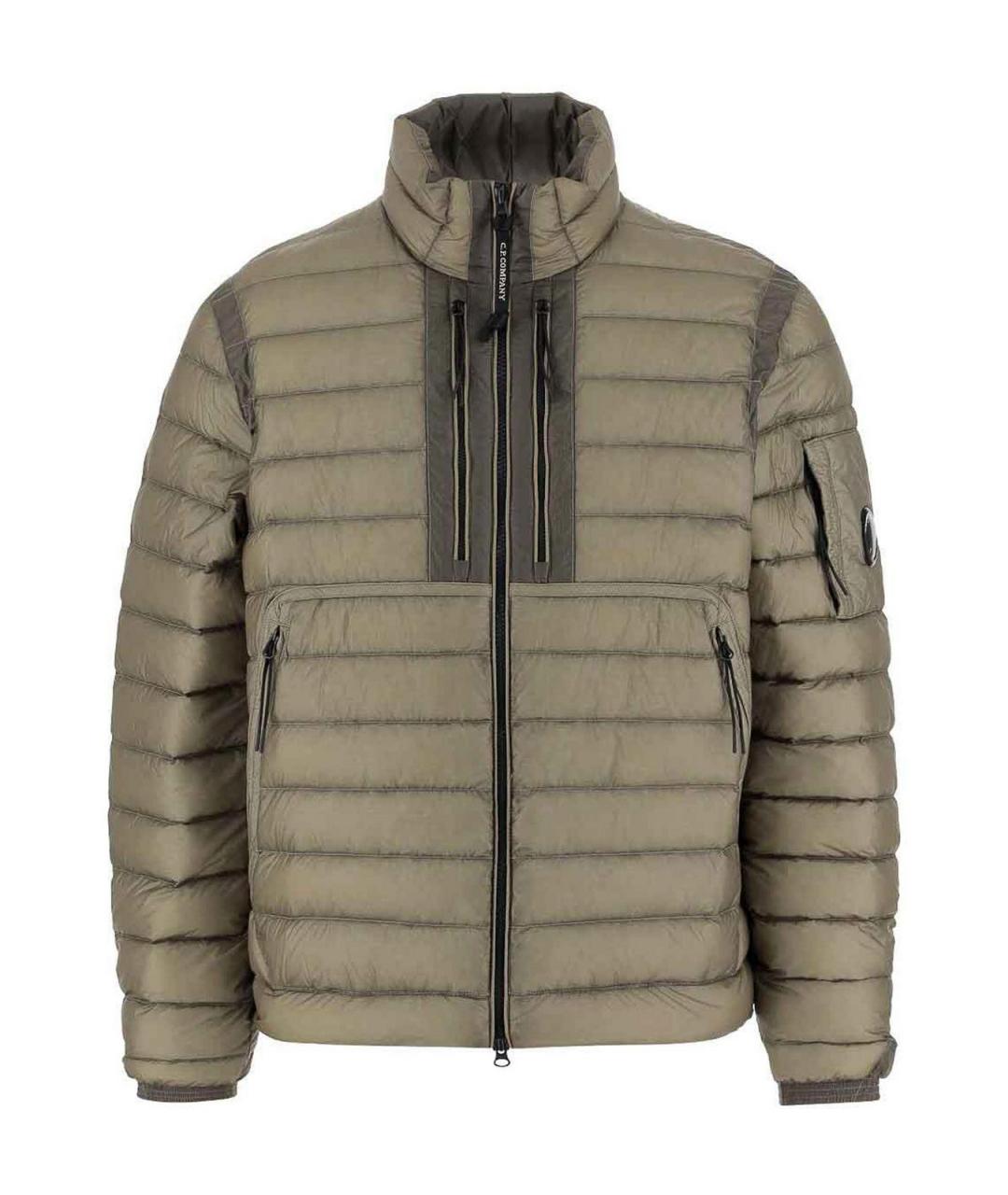 CP COMPANY Зеленый полиамидовый пуховик, фото 1
