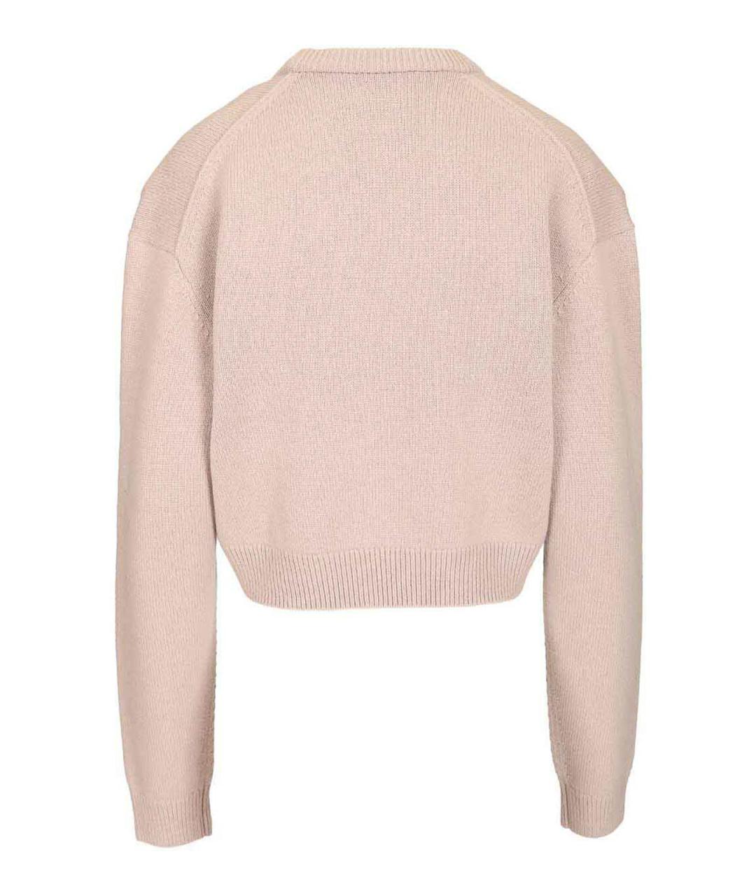 ACNE STUDIOS Бежевый шерстяной джемпер / свитер, фото 2