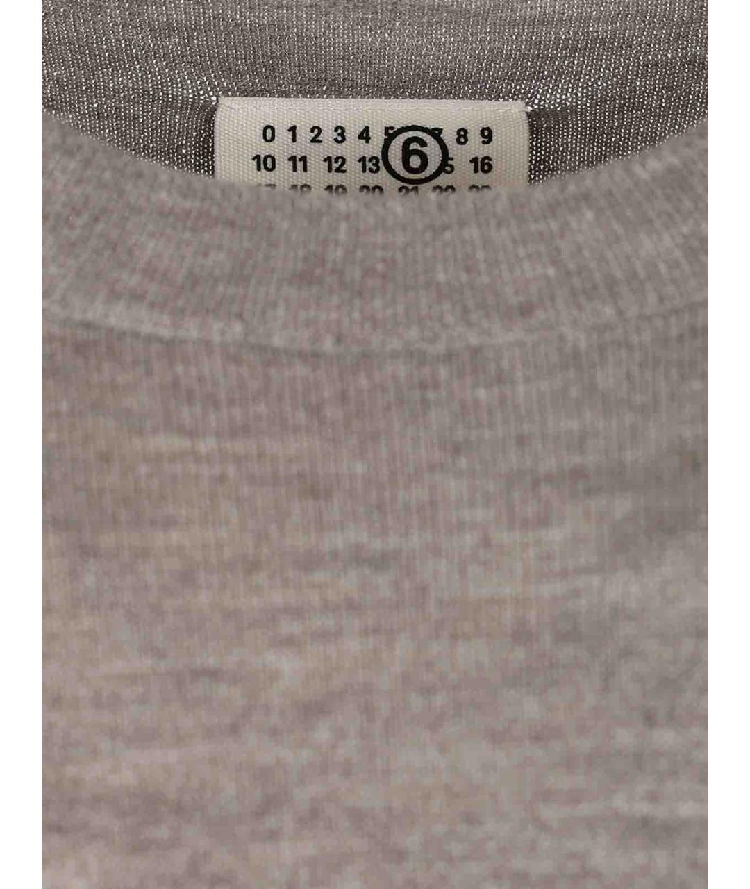 MM6 MAISON MARGIELA Серый джемпер / свитер, фото 4