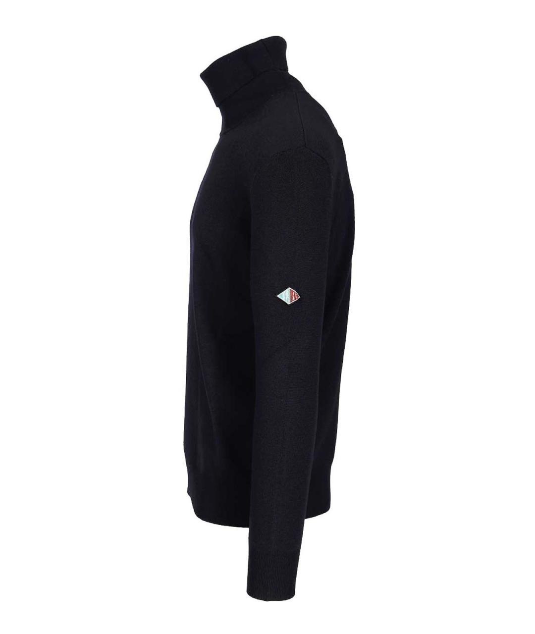 BOTTEGA VENETA Темно-синий шерстяной джемпер / свитер, фото 3
