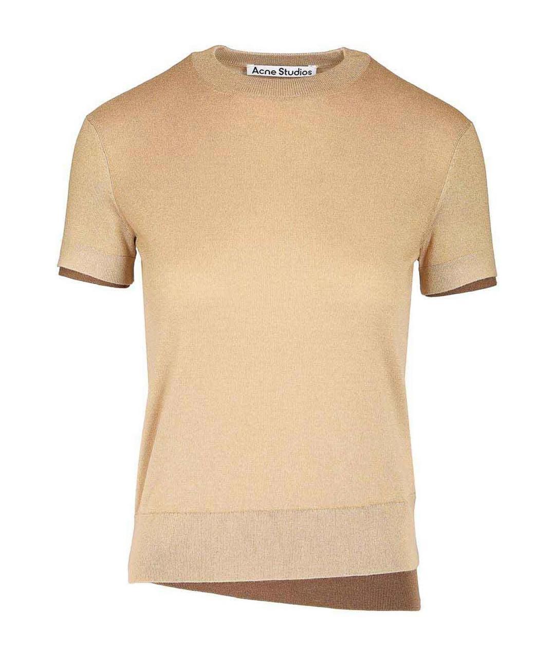 ACNE STUDIOS Бежевый кашемировый джемпер / свитер, фото 1