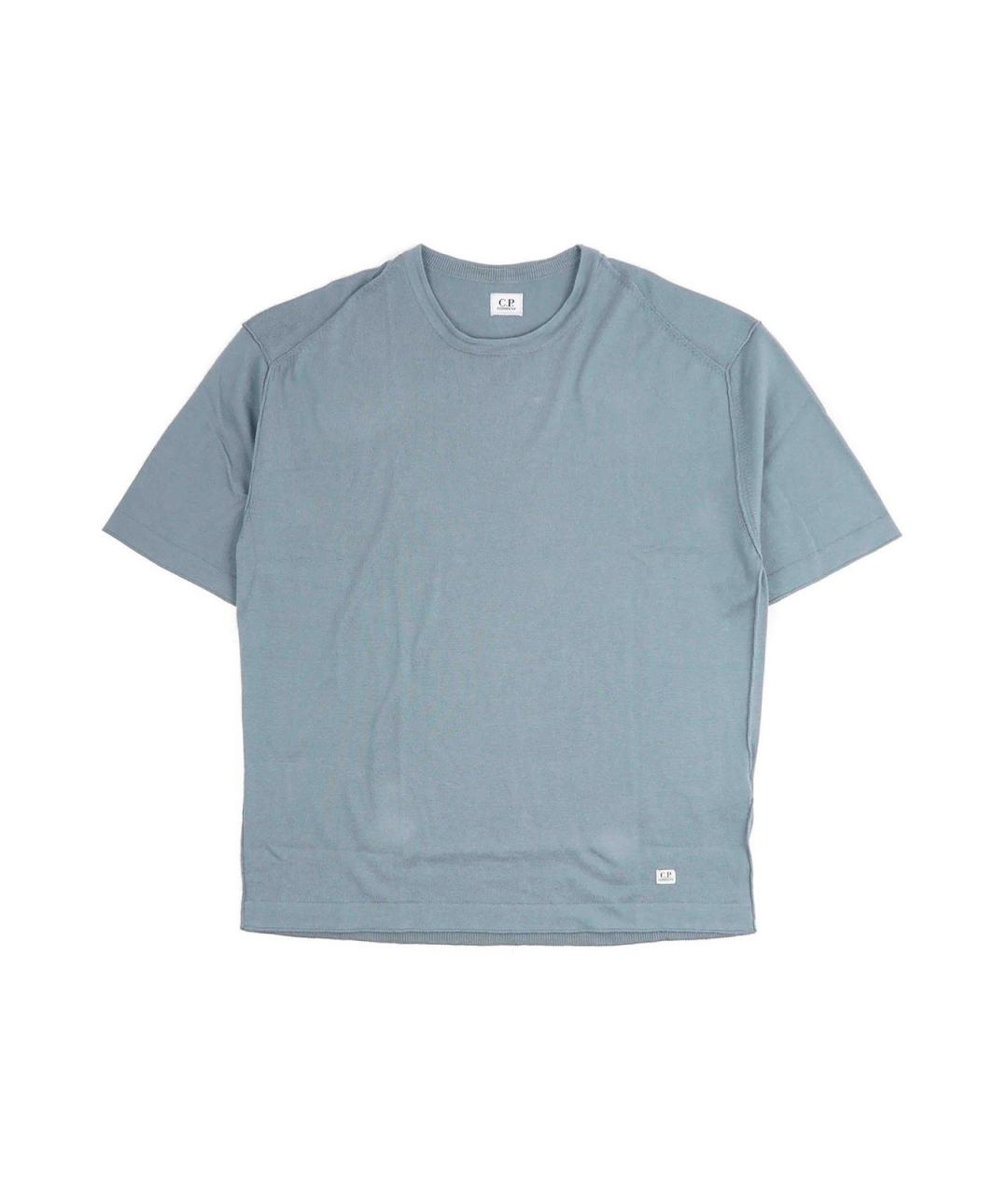 CP COMPANY Серая хлопковая футболка, фото 1