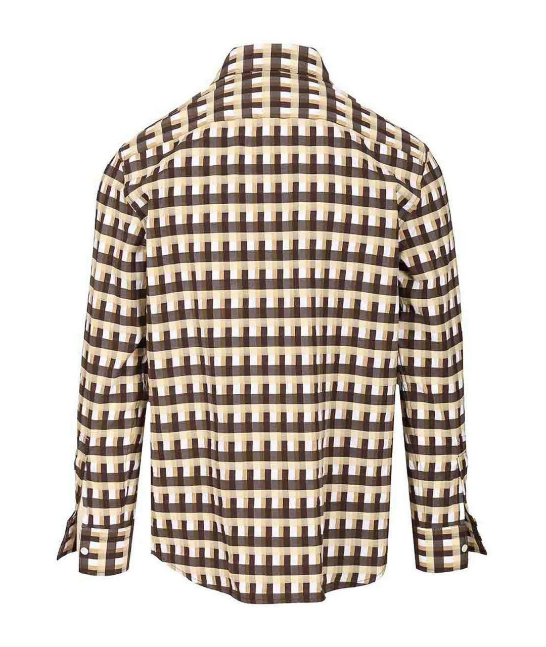 BOTTEGA VENETA Мульти хлопковая классическая рубашка, фото 2