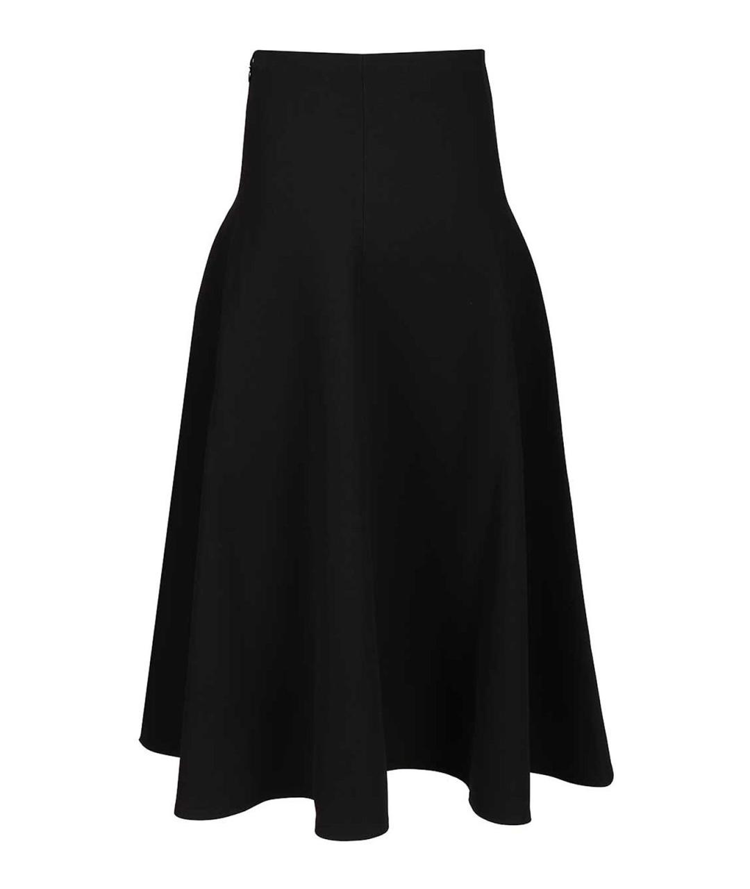 JACQUEMUS Черная полиэстеровая юбка миди, фото 2