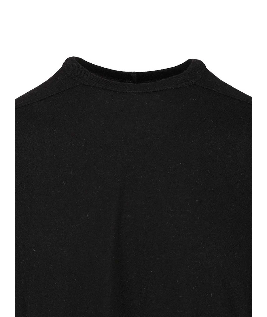 RICK OWENS Черная футболка, фото 3