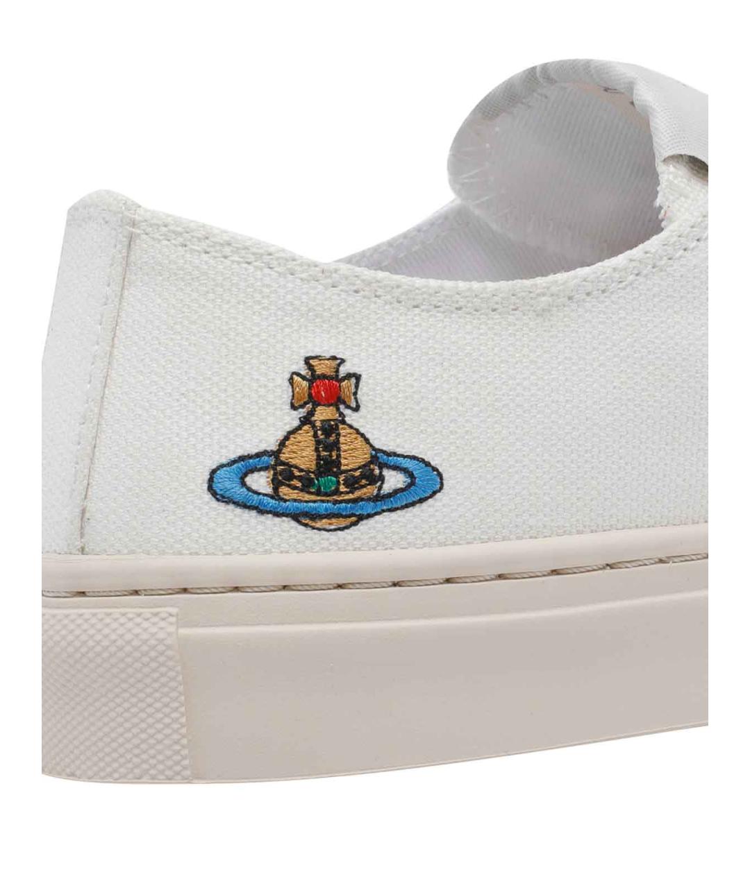 VIVIENNE WESTWOOD Белые резиновые кроссовки, фото 4