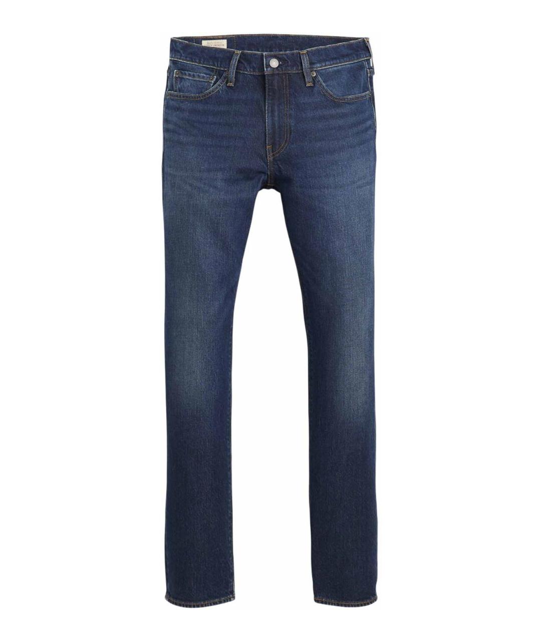 LEVI'S Синие хлопковые прямые джинсы, фото 1