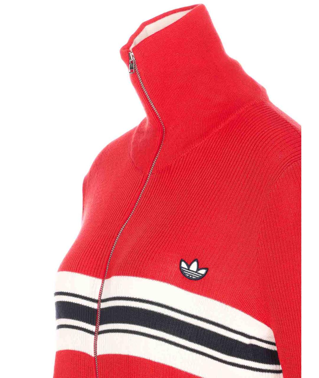 ADIDAS Красная синтетическая водолазка, фото 4