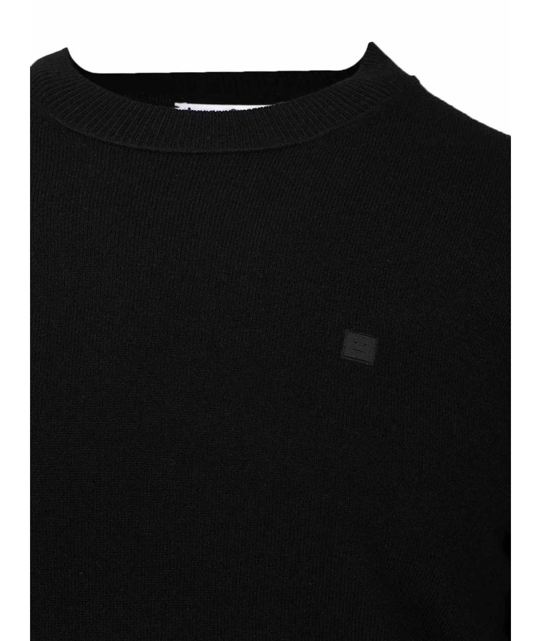ACNE STUDIOS Черный шерстяной джемпер / свитер, фото 4