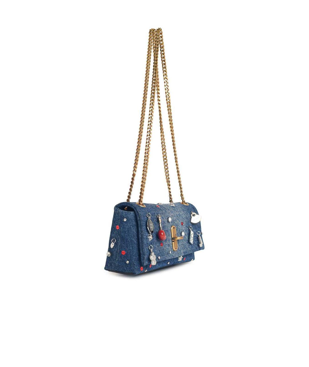 MARC JACOBS Синяя синтетическая сумка через плечо, фото 2