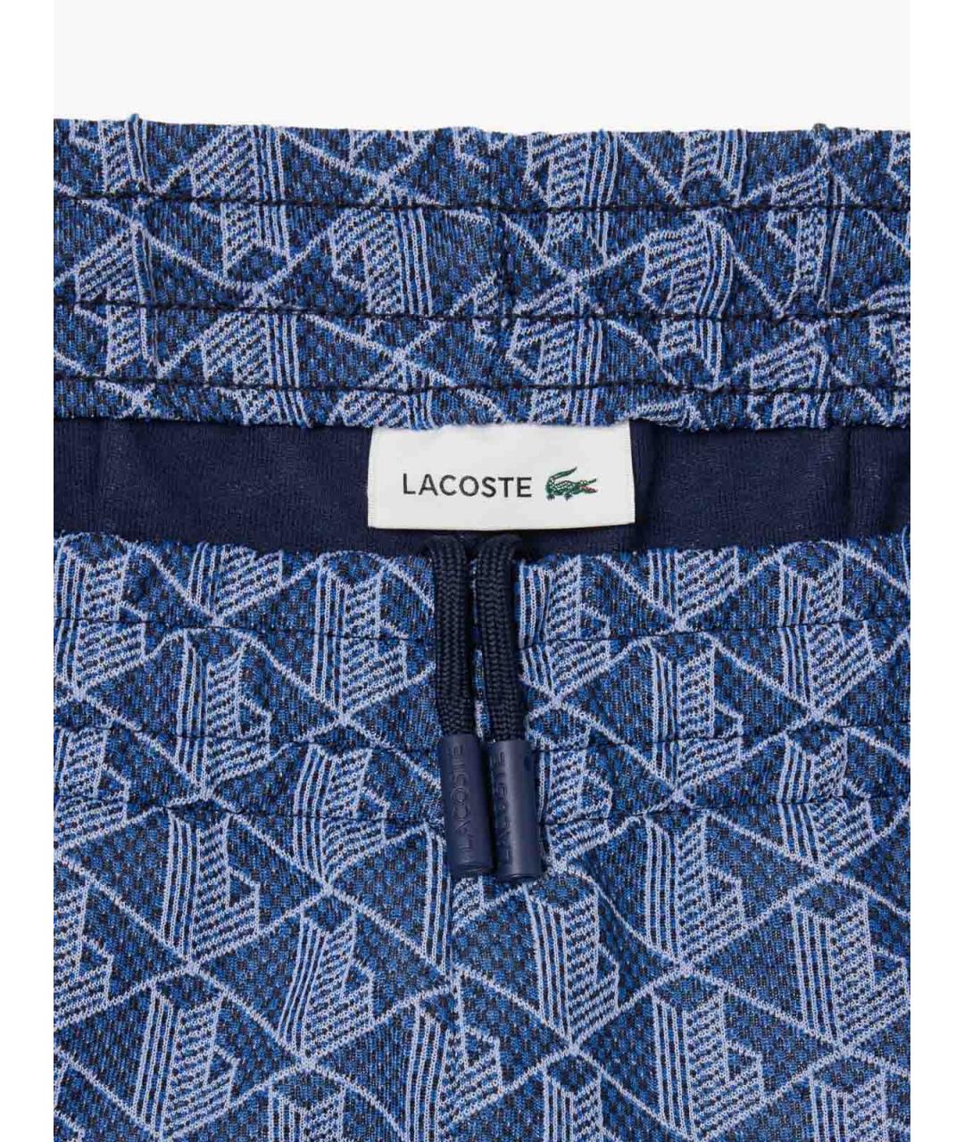 LACOSTE Синие полиэстеровые спортивные брюки и шорты, фото 6