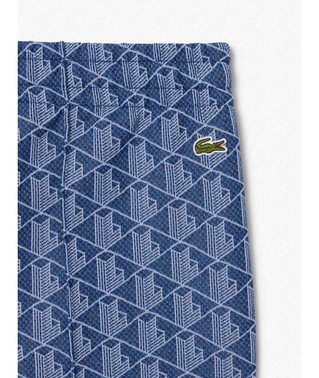 LACOSTE Синие полиэстеровые спортивные брюки и шорты, фото 7