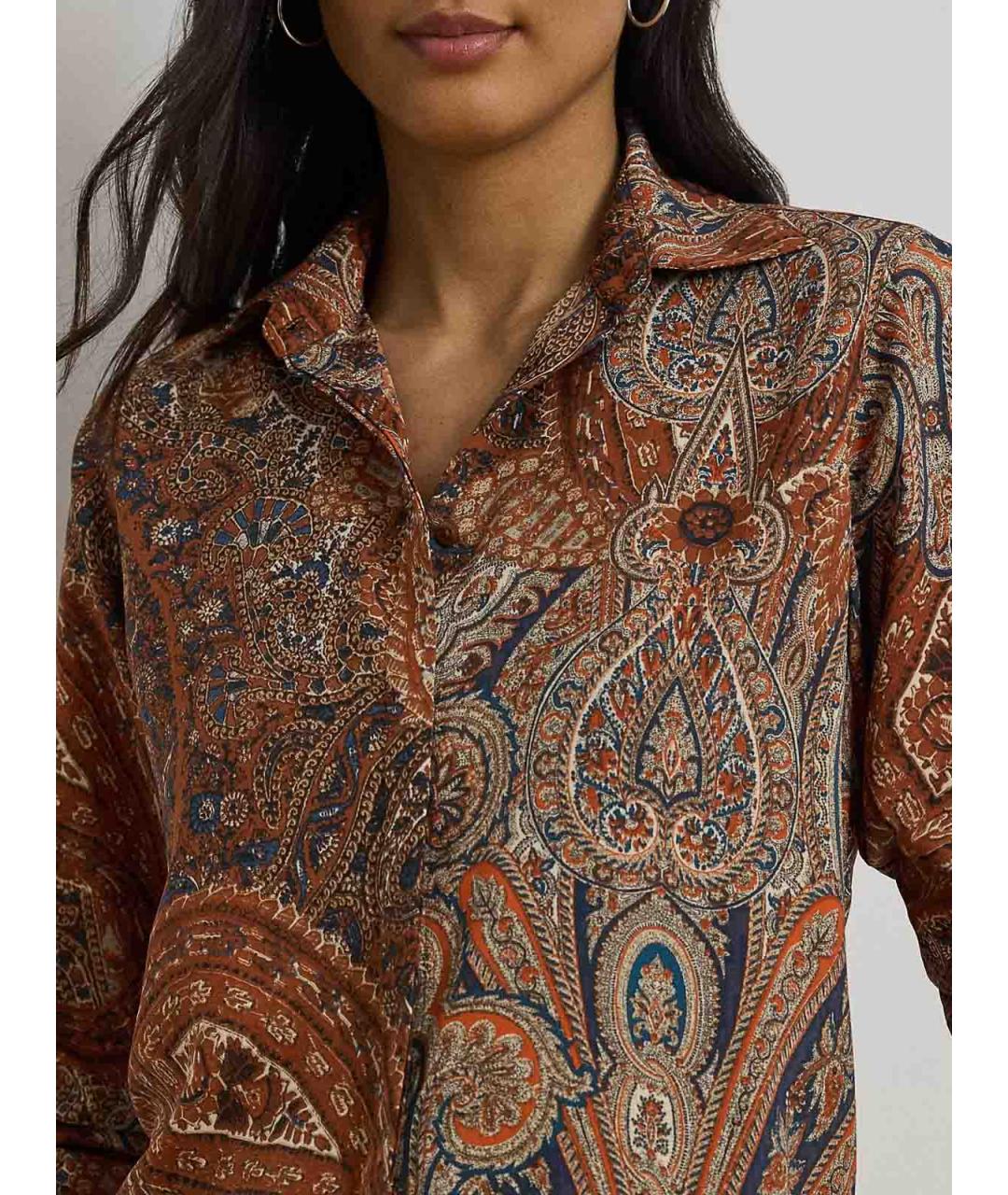 RALPH LAUREN Мульти полиэстеровая рубашка, фото 5