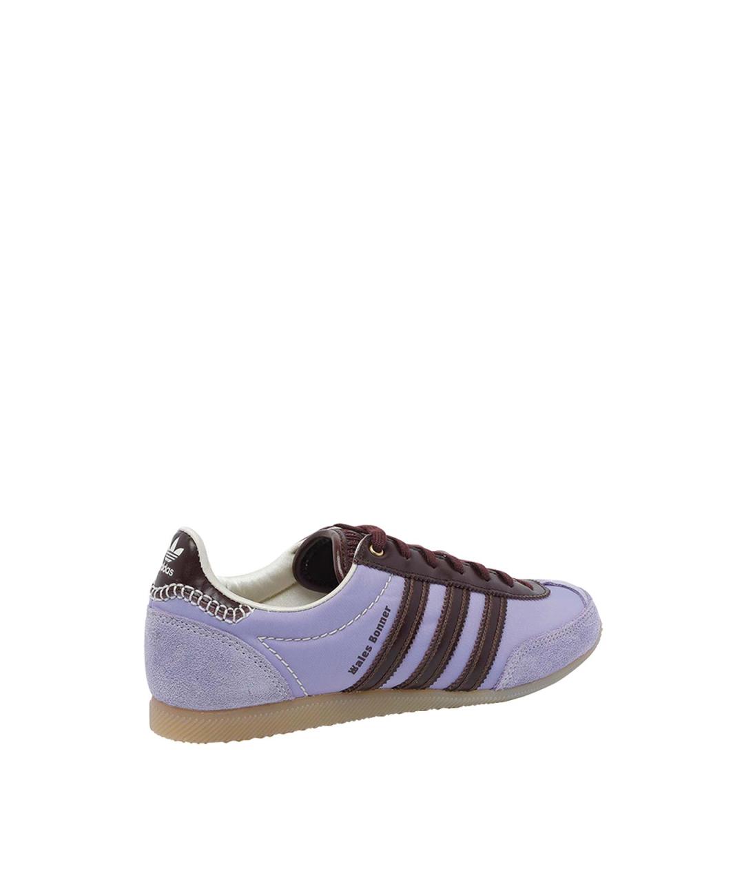 ADIDAS Фиолетовые кроссовки из экзотической кожи, фото 3