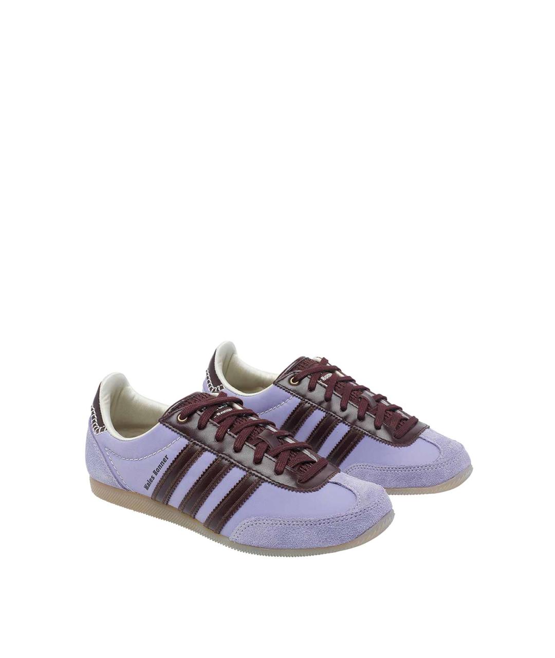 ADIDAS Фиолетовые кроссовки из экзотической кожи, фото 2