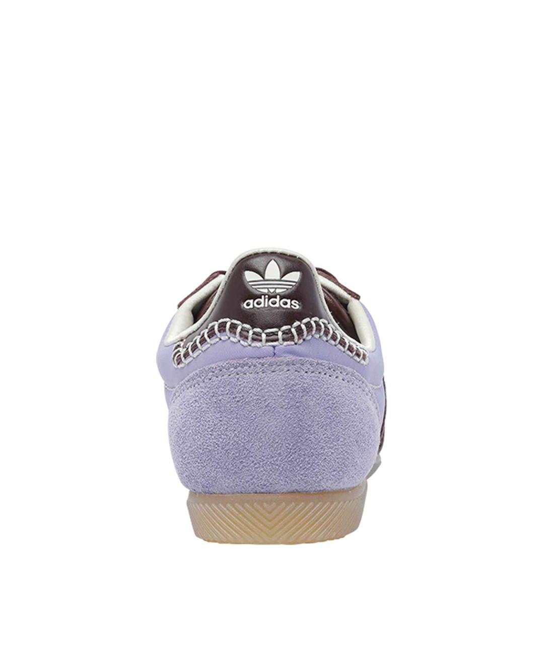 ADIDAS Фиолетовые кроссовки из экзотической кожи, фото 4