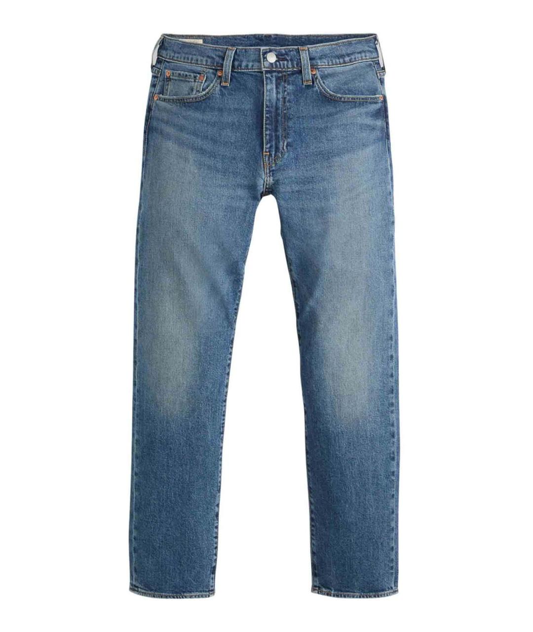 LEVI'S Синие хлопковые прямые джинсы, фото 1