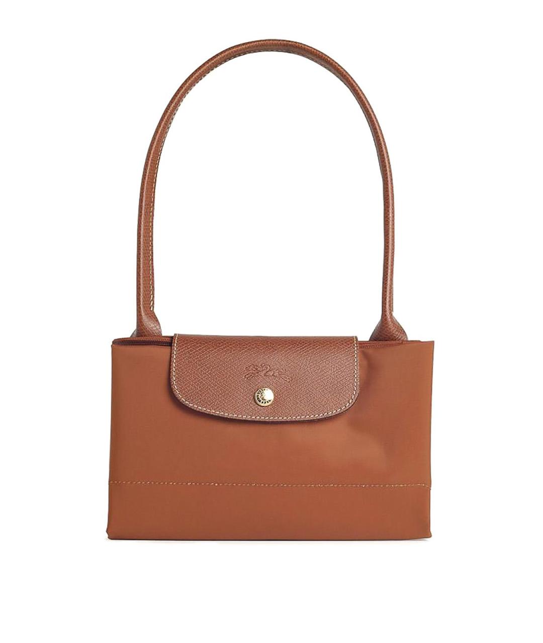 LONGCHAMP Коричневая синтетическая сумка тоут, фото 1