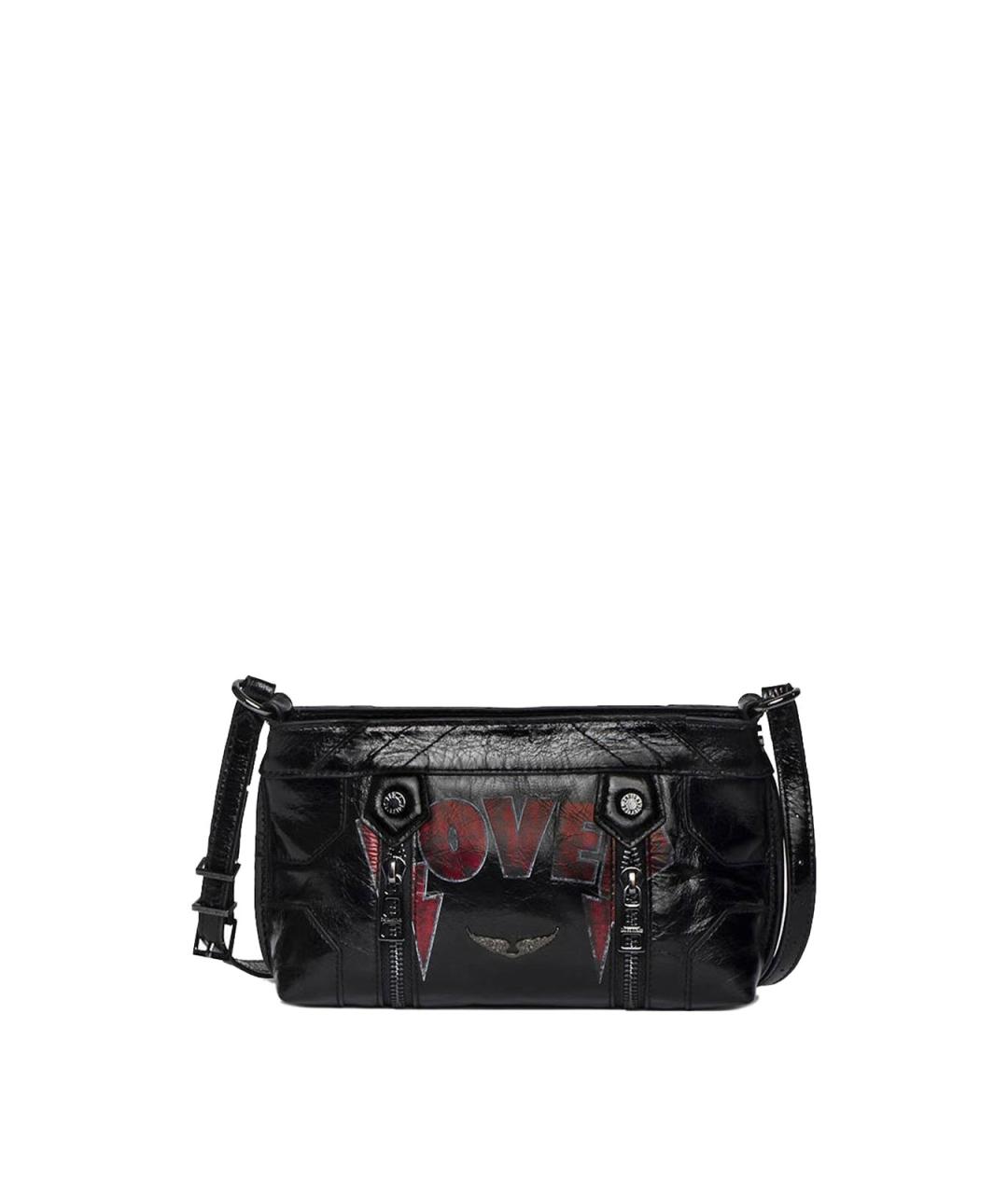 ZADIG & VOLTAIRE Черная кожаная сумка тоут, фото 1