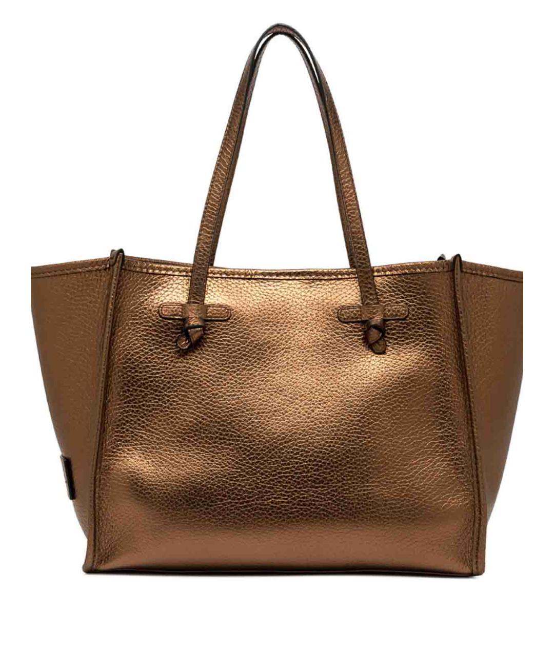 Gianni Chiarini Коричневая шелковая сумка тоут, фото 2