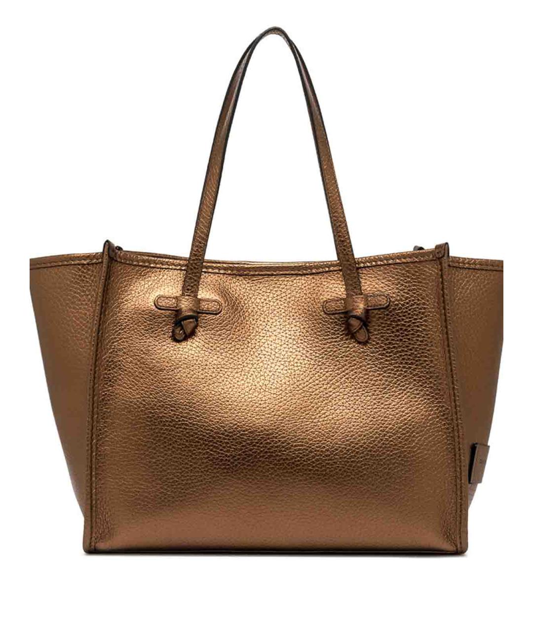 Gianni Chiarini Коричневая шелковая сумка тоут, фото 3