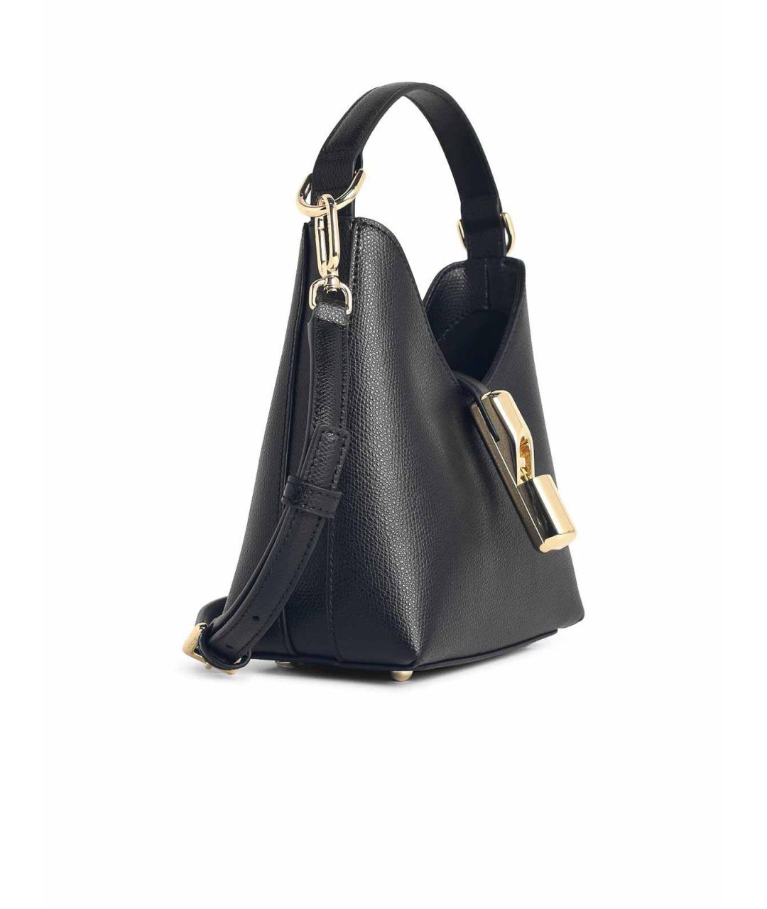 FURLA Черная кожаная сумка через плечо, фото 2