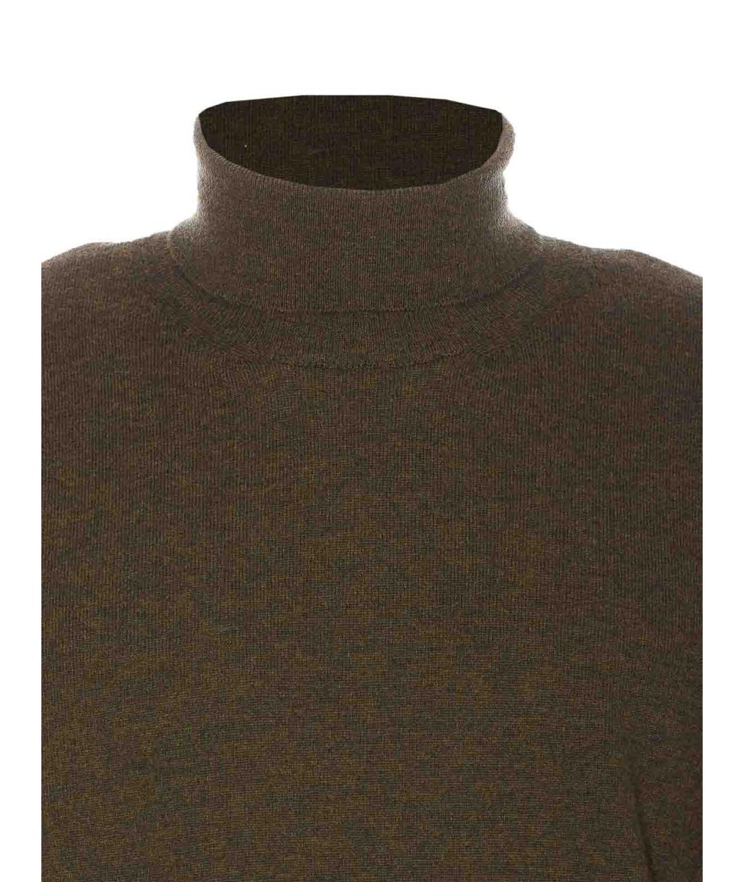 MAISON MARGIELA Зеленая шерстяная водолазка, фото 4