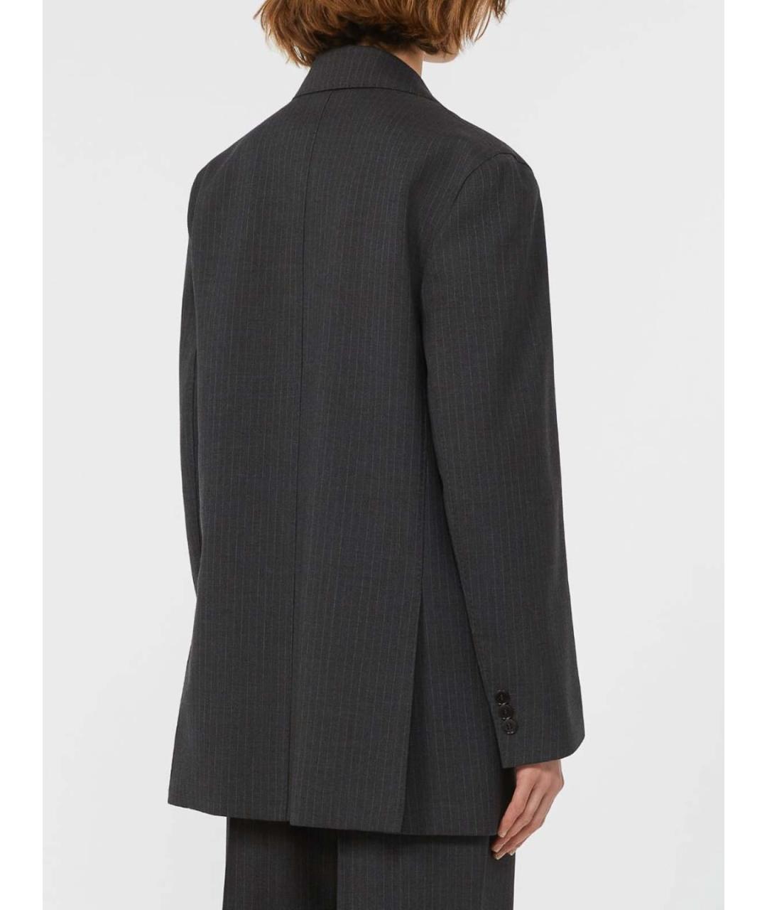 WEEKEND MAX MARA Серая шерстяная куртка, фото 4