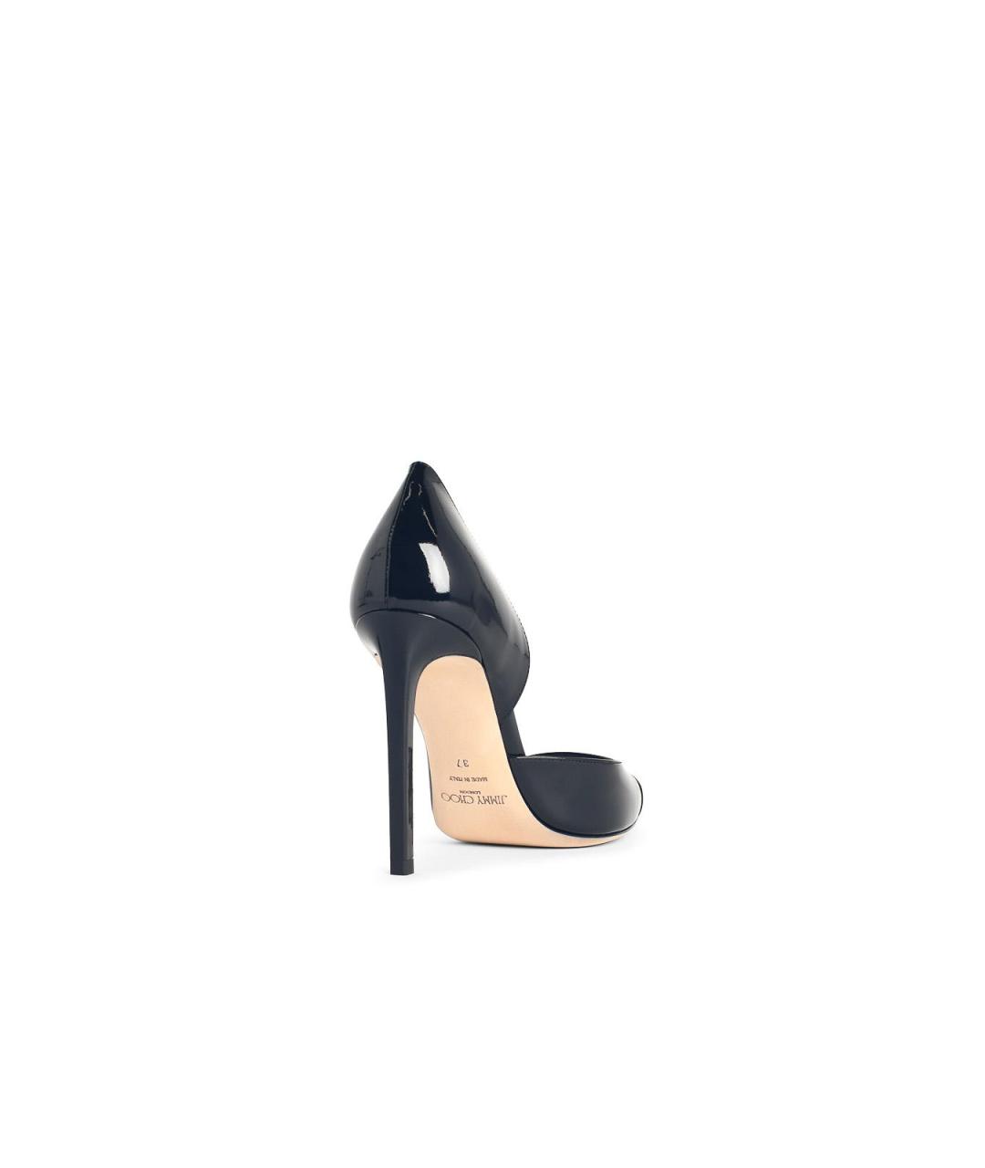 JIMMY CHOO Черные туфли из лакированной кожи, фото 3