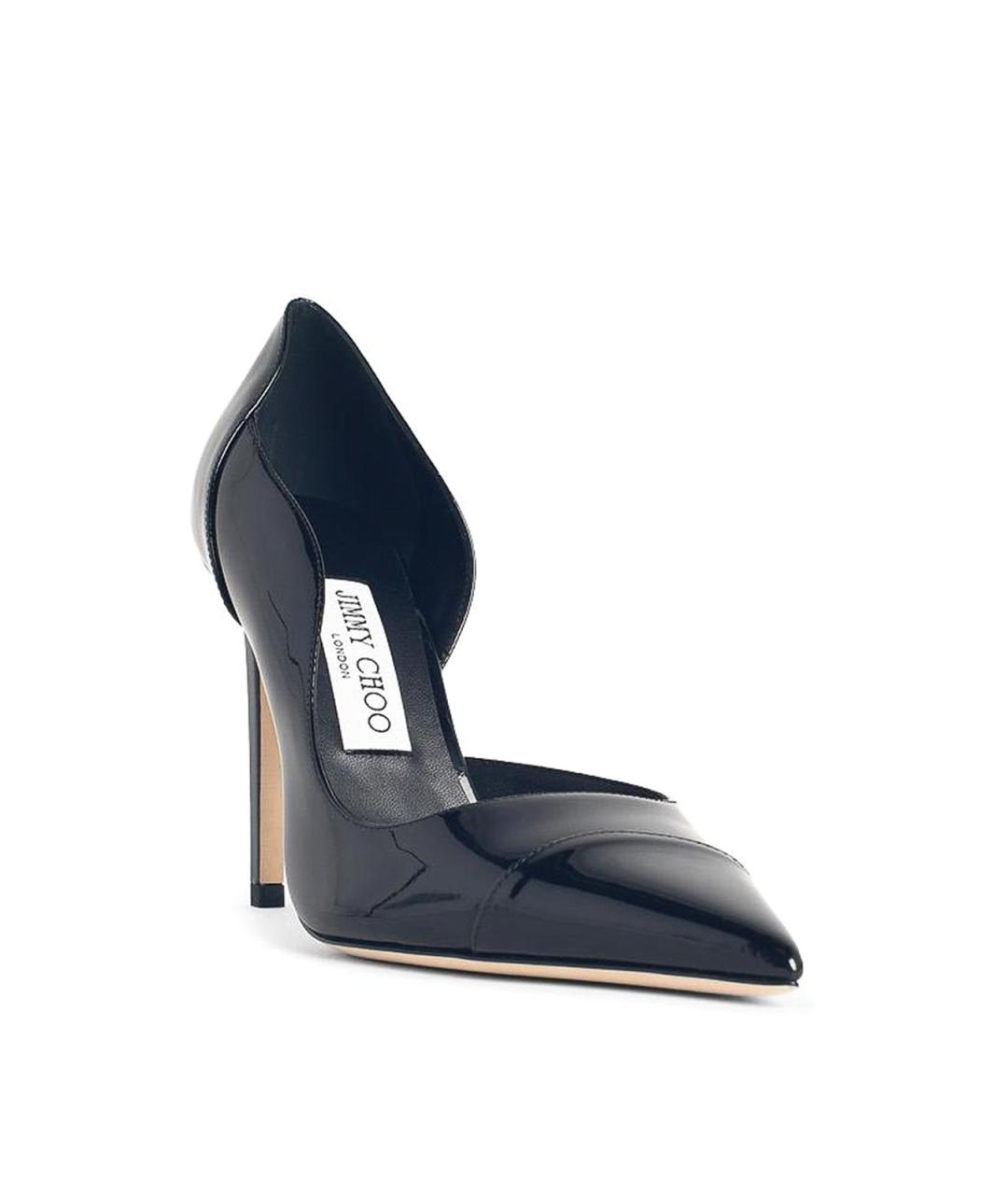 JIMMY CHOO Черные туфли из лакированной кожи, фото 2