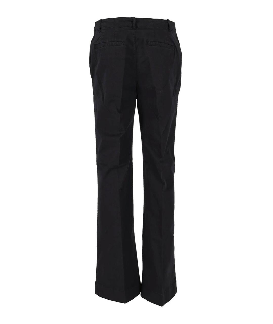 RALPH LAUREN Черные полиамидовые прямые брюки, фото 3